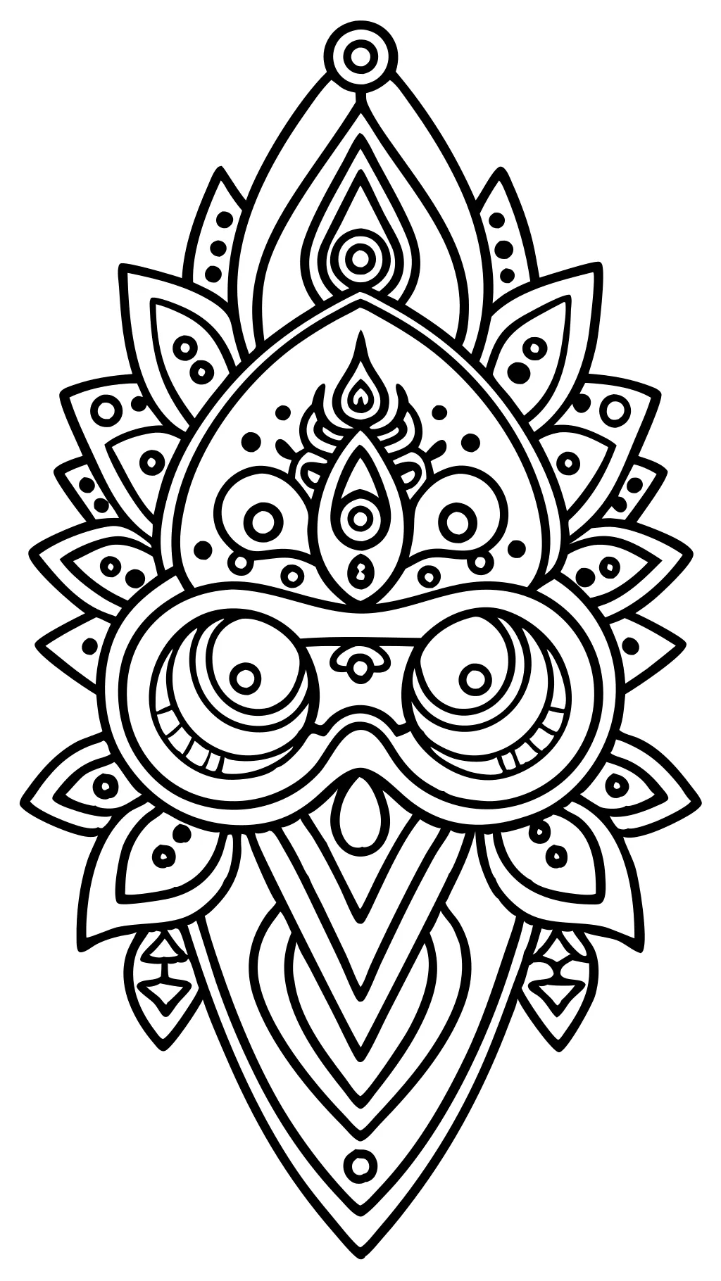 printable trippy coloring pages